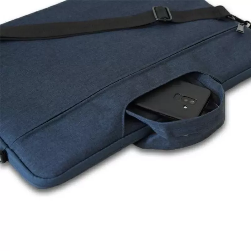 Torba na laptopa Beline 16 granatowa — wytrzymały materiał, lekka konstrukcja dla laptopów 16-calowych