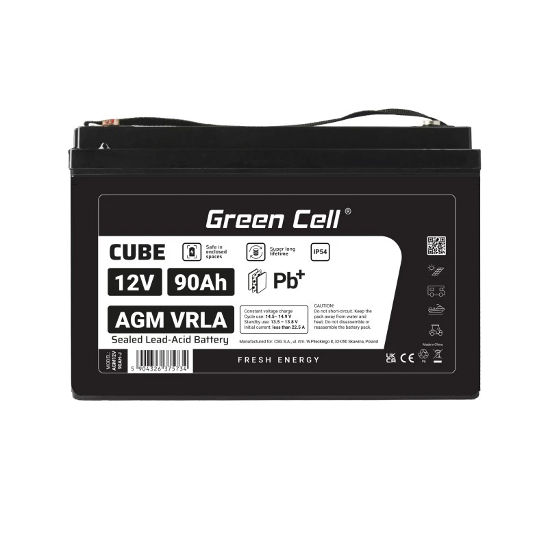 Bateria AGM VRLA 12V 90Ah IP54