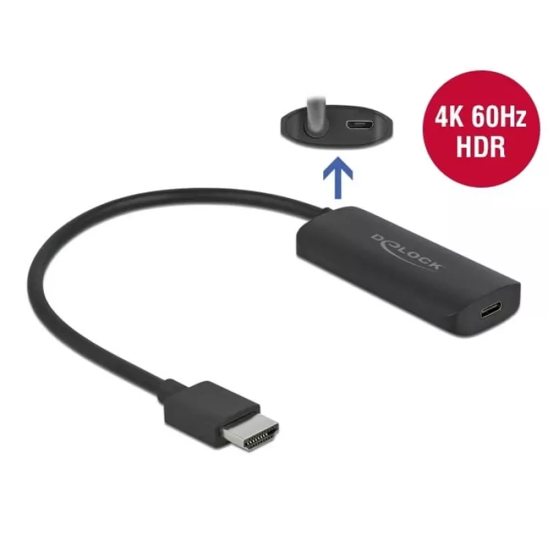 Adapter HDMI-A męski na USB Type-C żeński DeLOCK 63251