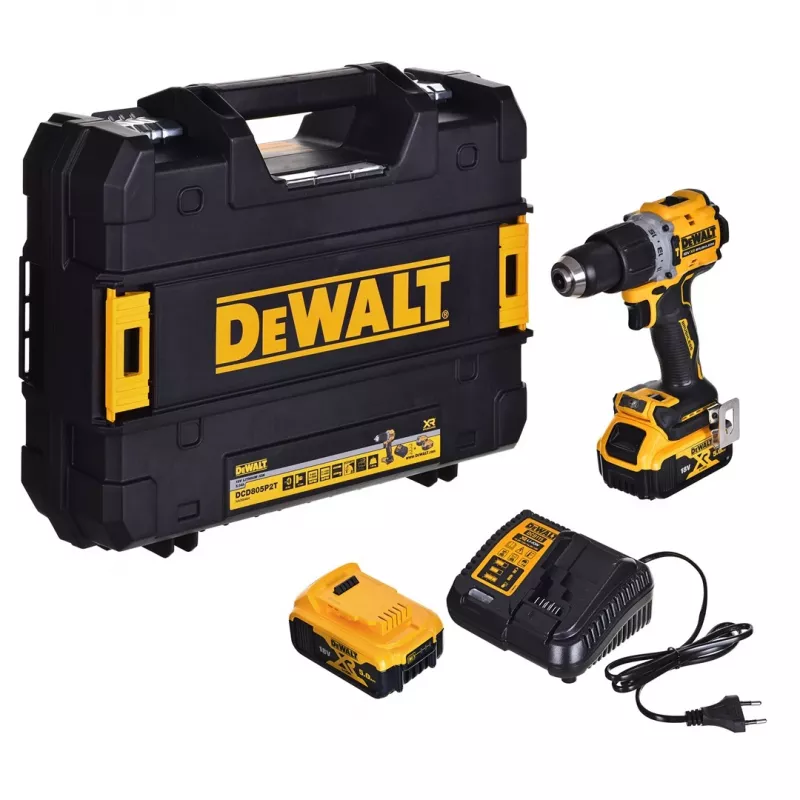 WIERTARKO-WKRĘTARKA Dewalt DCD805P2T 18V 2X5,0AH BL Tstak