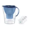 Dzbanek filtrujący wodę BRITA Marella 2,4 L z 3 wkładami Pure Performance, Maxtra Pro, niebieski