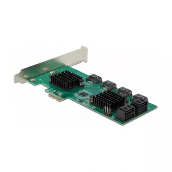 DeLOCK 8 port SATA PCI Express x1 Card Low Profile Form Factor