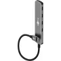 Goobay cienki 4-Port USB-Hub USB-C na 5 Gbit/s - -Wtyczka USB 3.2> 4x (79160)