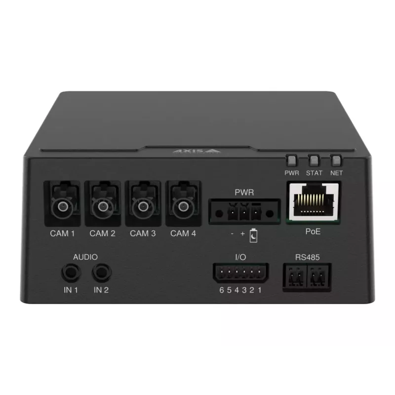 Jednostka bazowa AXIS F9114-R Mk II — przewodowy Ethernet wewnętrzny, 10/100/1000 Mbps, 10–48 V, 12,7 W typ.