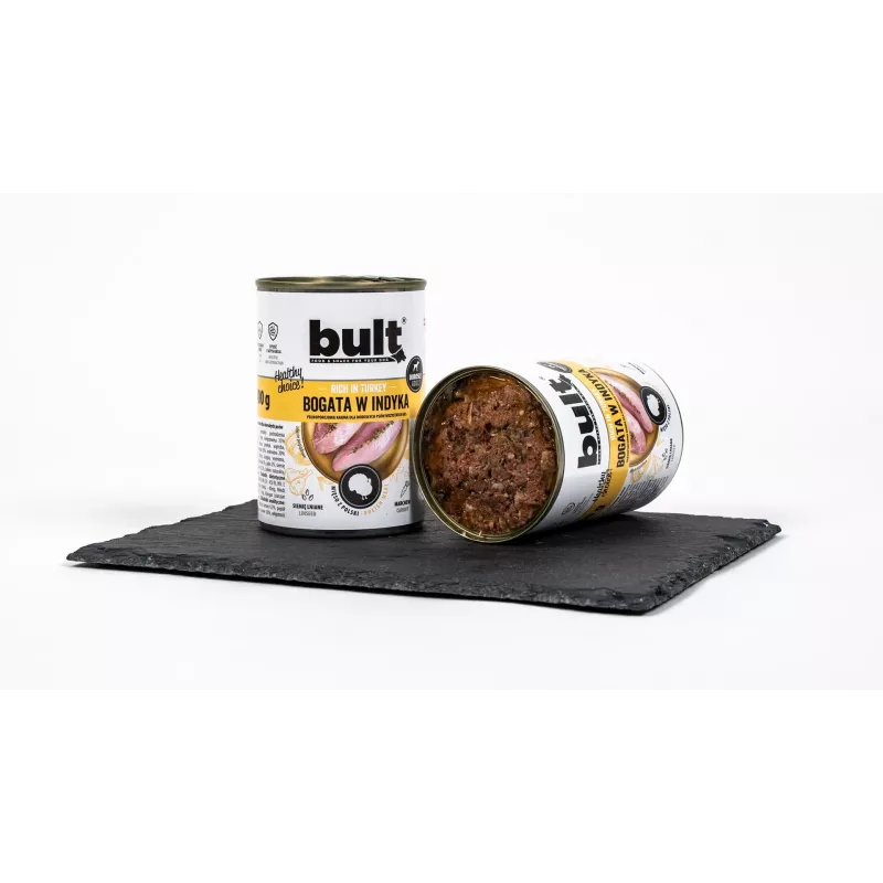 BULT Bogata w indyka - Mokra karma dla psa - 800 g