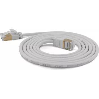 Wantec bardzo cienki kabel surowy kat. 7 SSTP kabel krosowy - 1,5 m - kabel surowy kat. 7 - S/FTP (S-STP) - RJ-45 - RJ-45 - szary (7188)