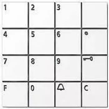 Siedle COM 611-02 W - Klawiatura - Biała - Siedle - 140 mA - 99 mm - 27 mm (200036516-00)