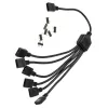 Kabel rozdzielacz RGB EK Water Blocks EK-D-RGB 6-Fach D-RGB Splitterkabel