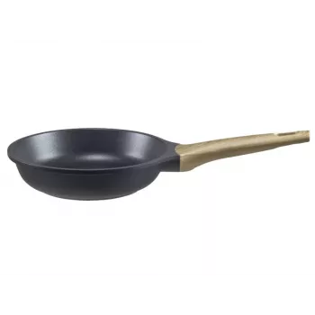 Patelnia uniwersalna Beper PE.005 okrągła czarna 24 cm