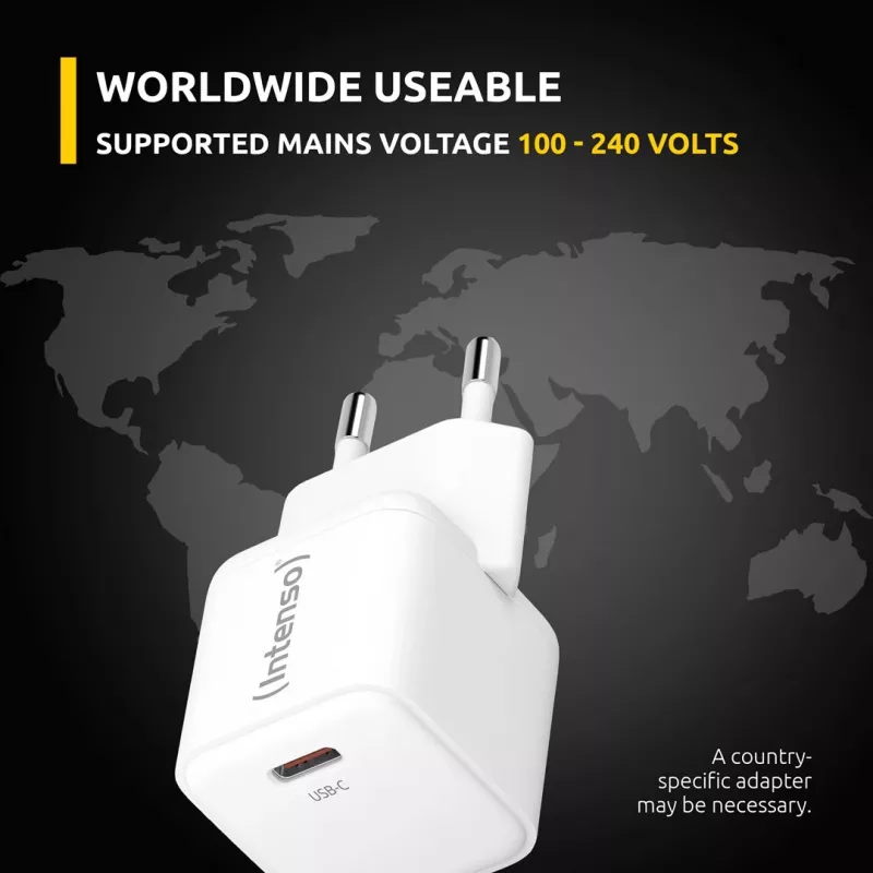 Ładowarka do urządzeń mobilnych Intenso 7803052 Uniwersalna AC Szybkie ładowanie 20V