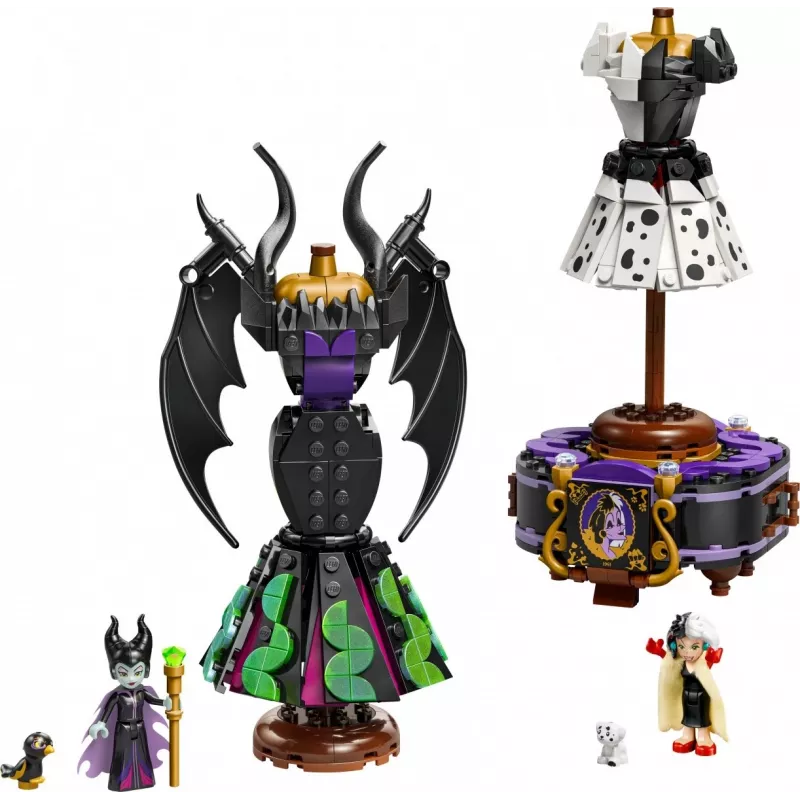LEGO DISNEY 43262 Suknie Maleficent i Cruelli de Vil