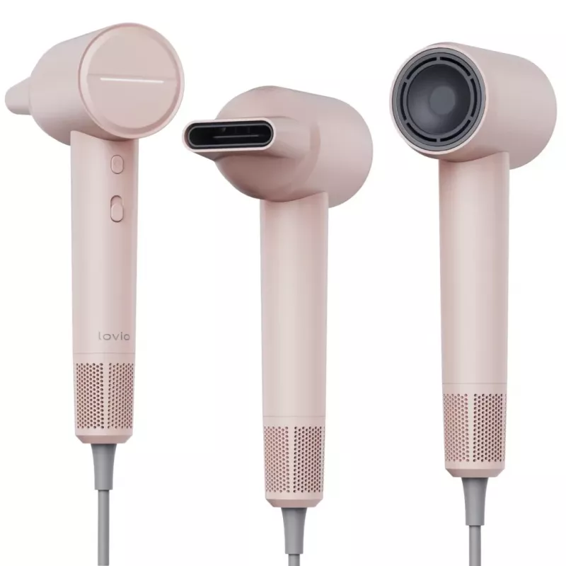 Suszarka do włosów Lovio LVHD001PK z jonizacją i technologią AirFlow