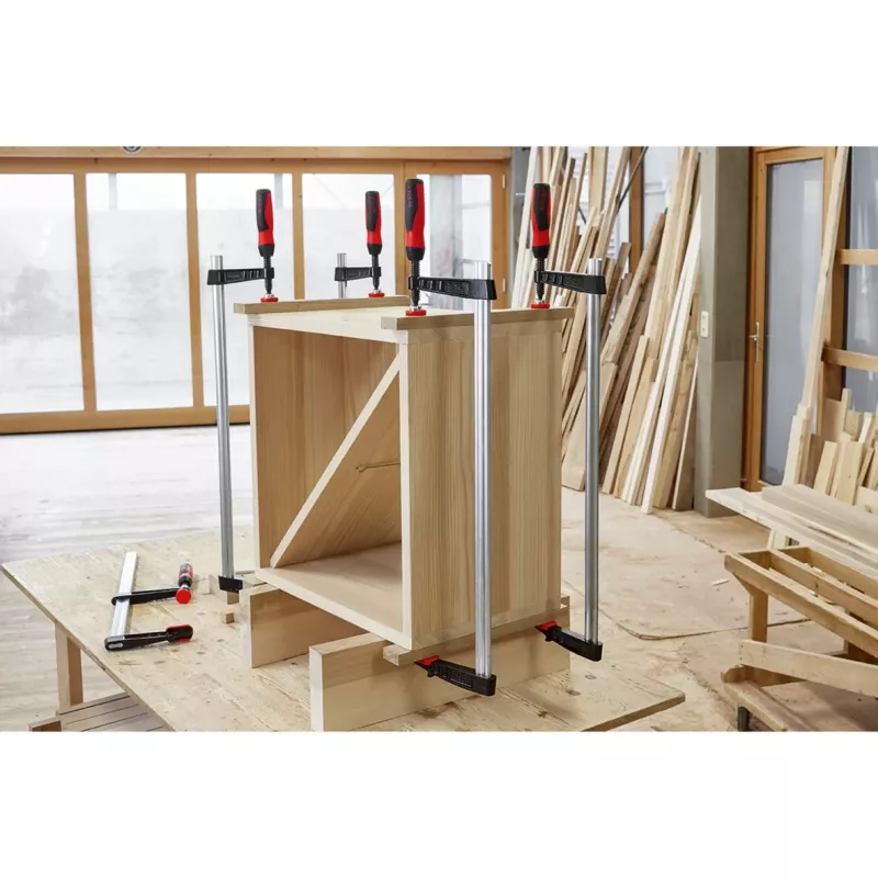 Bessey Original Temperguss-Schraubzwinge TG mit 2-Komponenten-Kunststoffgriff - Schraubzwinge - Eisen - Kunststoff - 25 cm