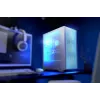 Obudowa PC LOGIC Dart Pro Midi ARGB biała — Midi Tower, ATX, 456×200×385 mm, maks. GPU 34 cm, wysokość chłodzenia CPU 155 mm, 3x120 mm przód + 1x120 mm tył, USB 3.0 x2, USB-C x1