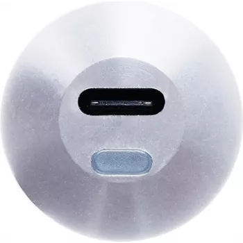 Gniazdo aluminiowe Ochno LED USB C z przyciskiem LED do integracji z blatem (otwór 18 mm)