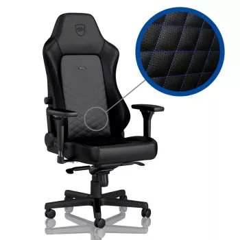 noblechairs HERO fotel gamingowy - Czarny/Niebieski
