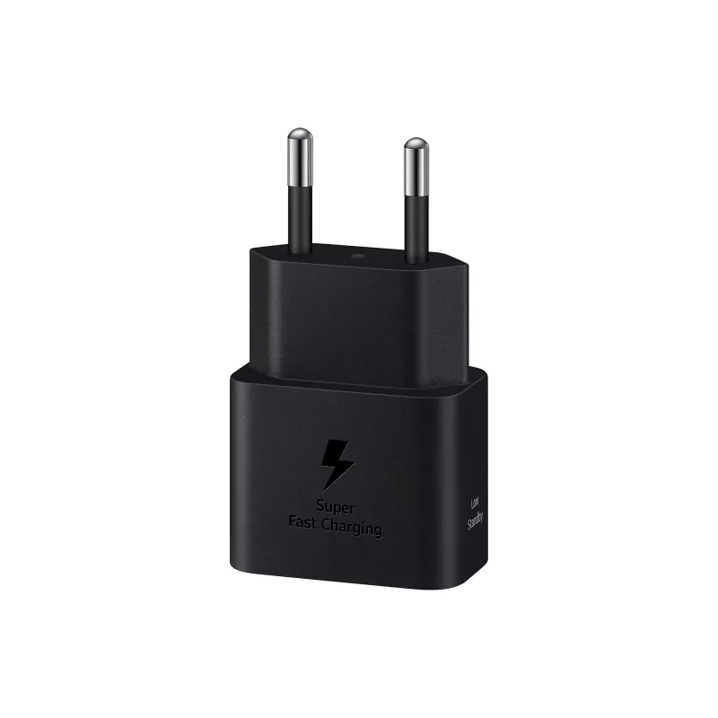 Samsung EP-T2510 uniwersalna czarna ładowarka USB z szybkim ładowaniem do użytku wewnętrznego