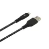 Przewód danych USB do Lightning Tellur TLL155481 2,4A 1 m nylonowy czarny