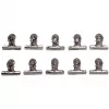 MAUL klips do listów wykonany z metalu, kolor: nikiel, szerokość: 50 mm, szerokość zacisku: 20 mm, opakowanie samoobsługowe (21750-96)