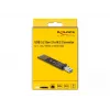 DeLOCK Combo Converter dla M.2 NVMe PCIe lub SATA SSD USB 3.2 Gen 2 Czarny