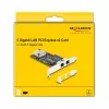 DeLOCK 81261 karta sieciowa PCI Express x2, 2 x RJ45 5 Gigabit LAN