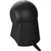 Przewodowy stacjonarny skaner kodów kreskowych QOLTEC 50857 — 1D/2D, USB, obudowa ABS, czarny, kabel 1,75 m