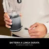 Przenośny blender Ninja BC251EUGY, pojemnik 0,57 l, bateria 11,1 V, ostrza ze stali nierdzewnej, przezroczysty/szary