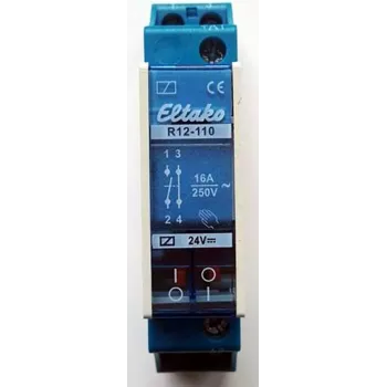 Eltako R12-110-24V DC Przekaźnik przełączający 1S+1 NC 16A 22110055