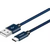 Kabel YENKEE YCU 301 BE USB-A 2.0/USB-C 1m Fioletowy
