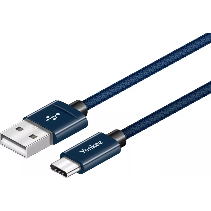 Kabel YENKEE YCU 301 BE USB-A 2.0/USB-C 1m Fioletowy