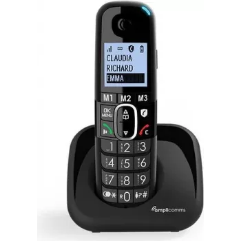 amplicomms BigTel 1500 Telefon DECT z identyfikacją rozmówcy Czarny (ATL1423327)