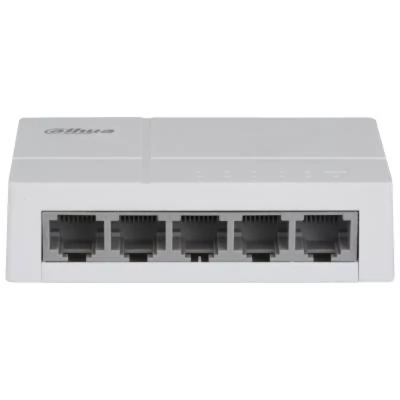 Przełącznik sieciowy Dahua Technology PoE DH-SF1005L Niezarządzalny Fast Ethernet (10/100) Power over Ethernet (PoE) Desktop Jasnoszary