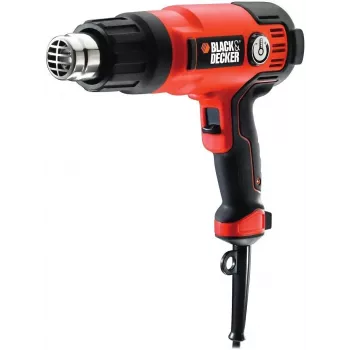 Opalarka Czarny & Decker KX2200K-QS — 2000 W, 720 l/min, do 645°C, rękojeść pistoletowa, 900 g