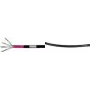 Logilink Professional - Kabel w zwoju - 25 m - S/FTP - Cat.7 surowy kabel - bezhalogenowy, zewnętrzny, obsługa Gigabit Ethernet, bezpośrednie zakopanie - Czarny (CPV0080)