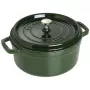 Żeliwny garnek żaroodporny Staub 40509-356-0 3,8 L zielony, okrągły