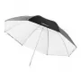 Walimex 2w1 parasolka refleksyjna i transparentna biała 84 cm