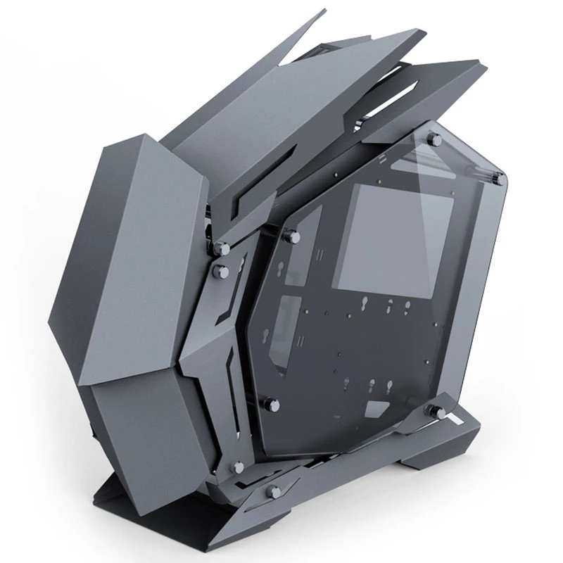 Wieża Jonsbo MOD3 Mini Micro-ATX Showcase ze szkła hartowanego - Szary - Wieża