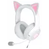Zestaw słuchawkowy Razer Kraken Kitty V2 przewodowy USB typu A biały — wokółuszny, z pałąkiem nagłownym, 20–20000 Hz, kabel 2 m
