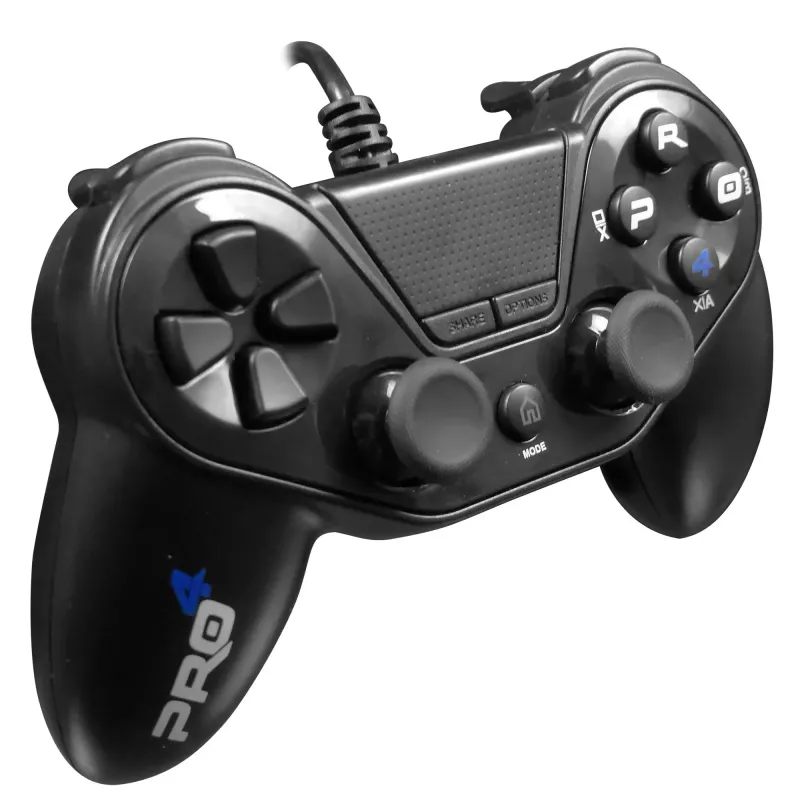 Przewodowy kontroler do gier SUBSONIC SA5417 do PS4, czarny