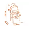 Zestaw narzędzi warsztatowych dla dzieci SMOBY Bricolo Builder 7600360741 – zestaw konstrukcyjny do zabawy w role