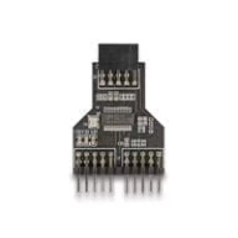 DeLOCK 60045 zmieniacz płci kabla 9 pin USB 2.0 2 x 9 pin goldpin Czarny