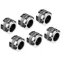 Alphacool Eiszapfen Pro Connector 16mm Hardtube Fitting G1/4, 6-pack - chrom