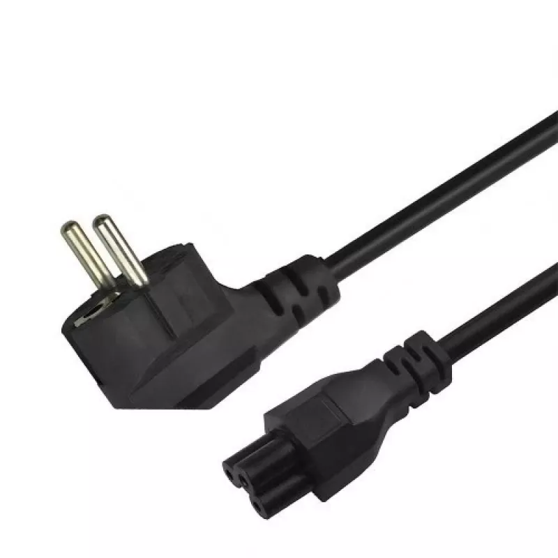 Kabel zasilający Savio Strom IEC 60320 C5 CEE 7/7 3 m czarny złącze C5 wtyczka typu C