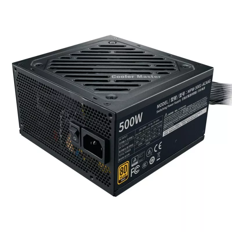 Cooler Master MPW-5001-ACAAG-NL GOLD bulk, ATX, 500W, 80 PLUS GOLD, 120mm, HDB, czarny