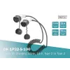 Digitus spiralny kabel do ładowania EV 10 m typ 2 na typ 2 32 A 240 V