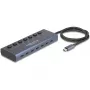 DeLOCK 63410 USB 3.2 Gen 1 Type-C Hub 5000 Mbit/s Niebieski
