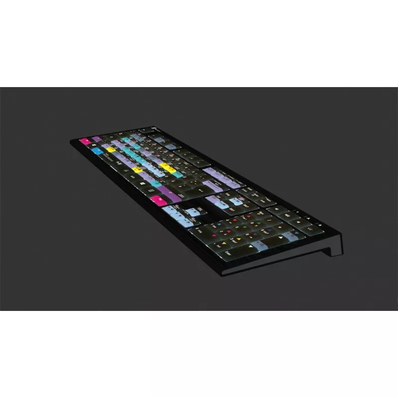 Logickeyboard ASTRA 2 klawiatura USB QWERTZ angielska czarna pełnowymiarowa 108 klawiszy