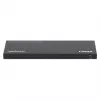 Manhattan 4K@60Hz 8-portowy rozdzielacz HDMI ze skalowaniem w dół, rozdziela jedno wejście HDMI na osiem wyjść HDMI (1x8), 18G, przełącznik EDID do skalowania w dół, czarny