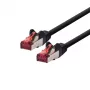 Kabel sieciowy LOGON TCR66SS070BL — Cat6 SF/UTP (S-FTP), RJ-45 do RJ-45, 7 m, czarny