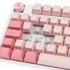 Klawiatura gamingowa Ducky One 3 TKL Gossamer Pink USB, niemiecka, różowo-biała